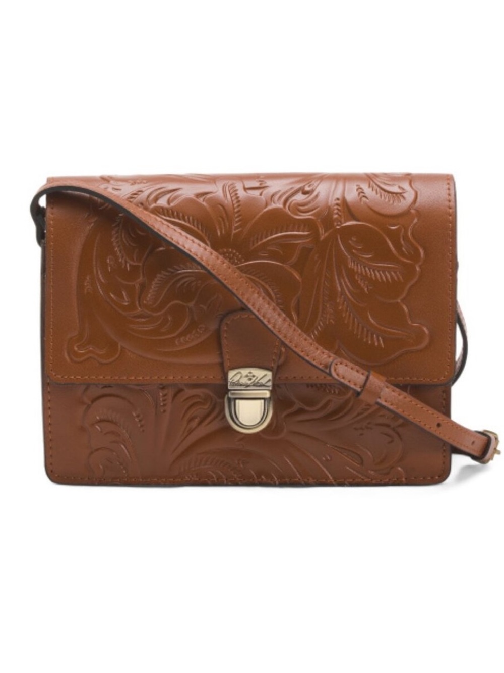 PATRICIA NASH Leather Laurentina Medium Multi Compartment Crossbody